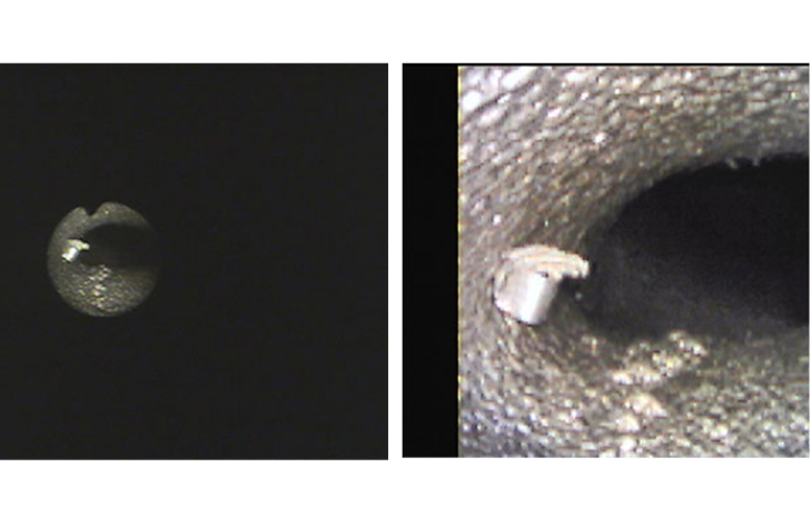 Inspecting the Internal Structure of Turbine Blades Using Ultra-Thin Videoscopes